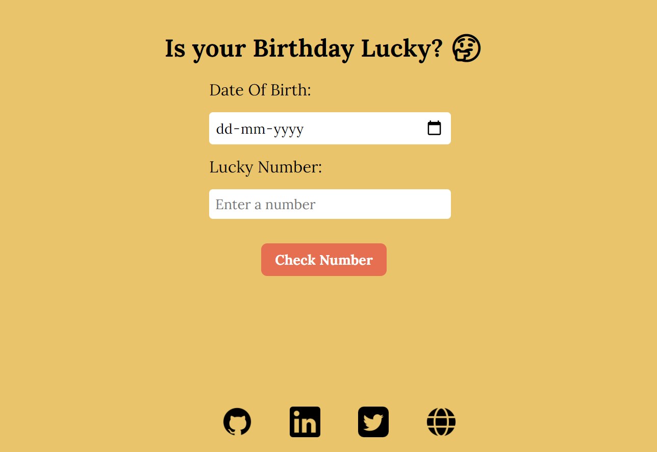 Lucky Birthday